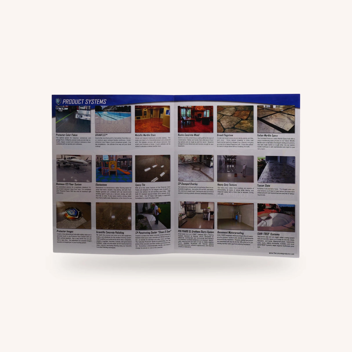 Scientific Concrete Polishing Full Page Brochure