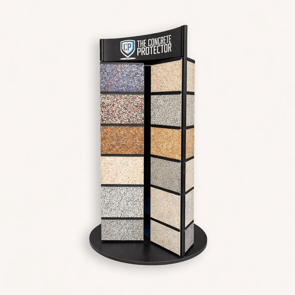 Spinner Rack Flake Sample Display (36 Samples)