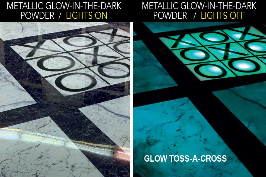 Metallic Glow - Glow-N-The-Dark Pigment