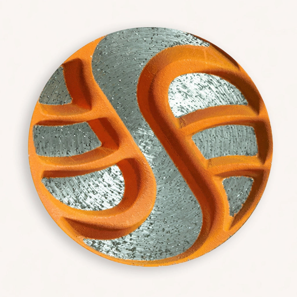 Orange Series SCP Logo Diamonds-30 Grit – The Concrete Protector Store